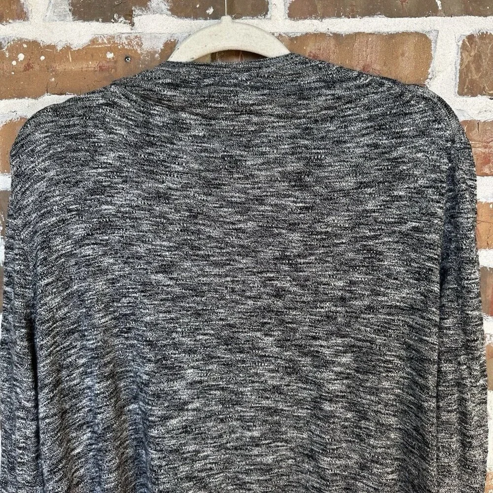 Madewell Landscape Cardigan Sweater‎ Women's Small Marbled Gray Pockets